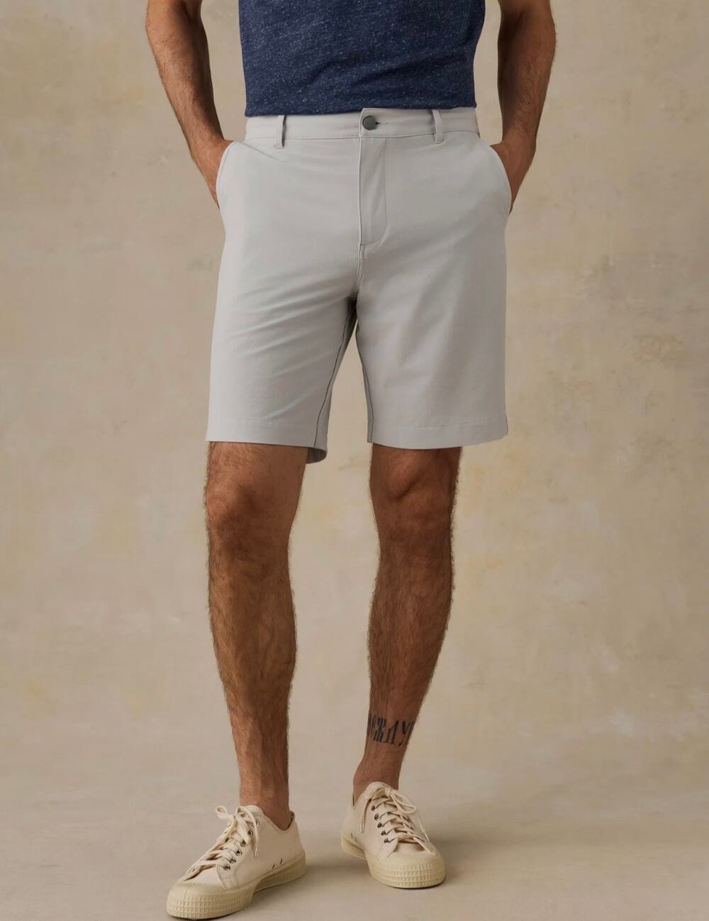 Faherty Men's All Day Chino Shorts (9") - Stone Size 42 (NEW)